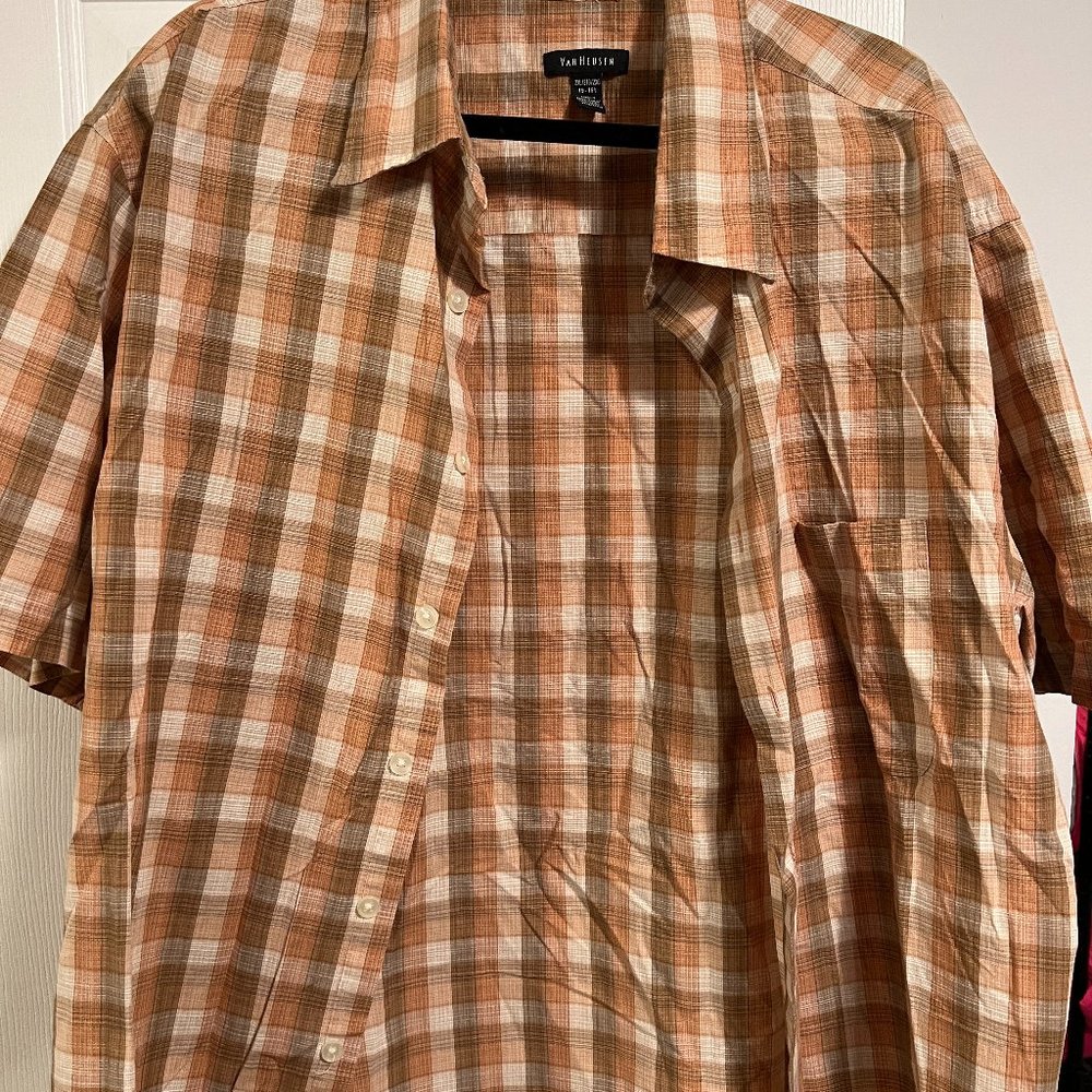 Van Heusen Button Down Shirt 2XL Size 19-191/2